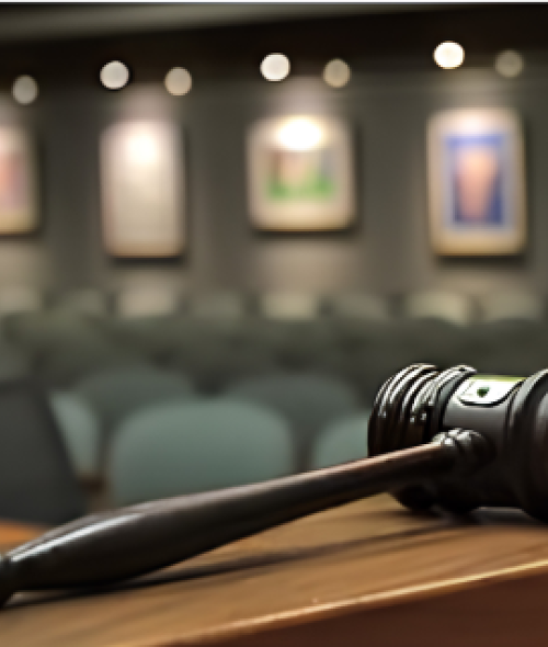 Banneker Room with gavel