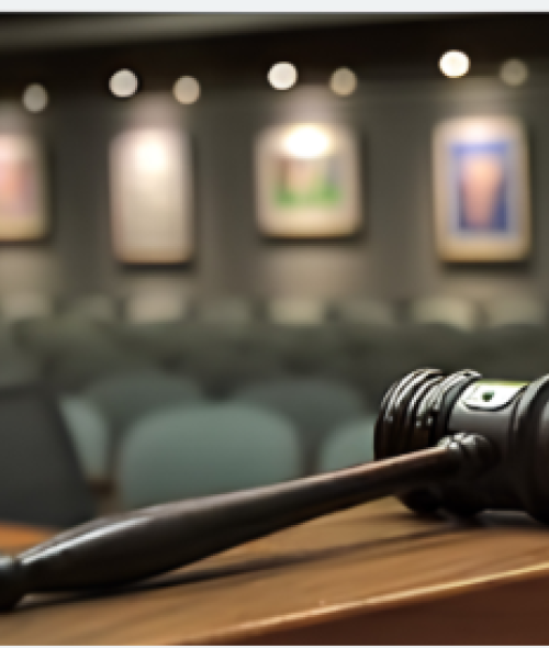 banneker room with gavel