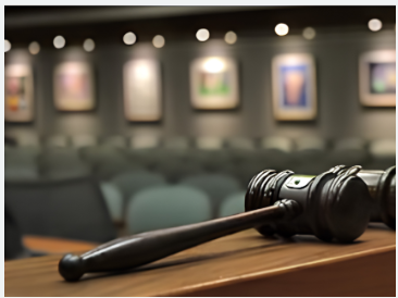 banneker room with gavel